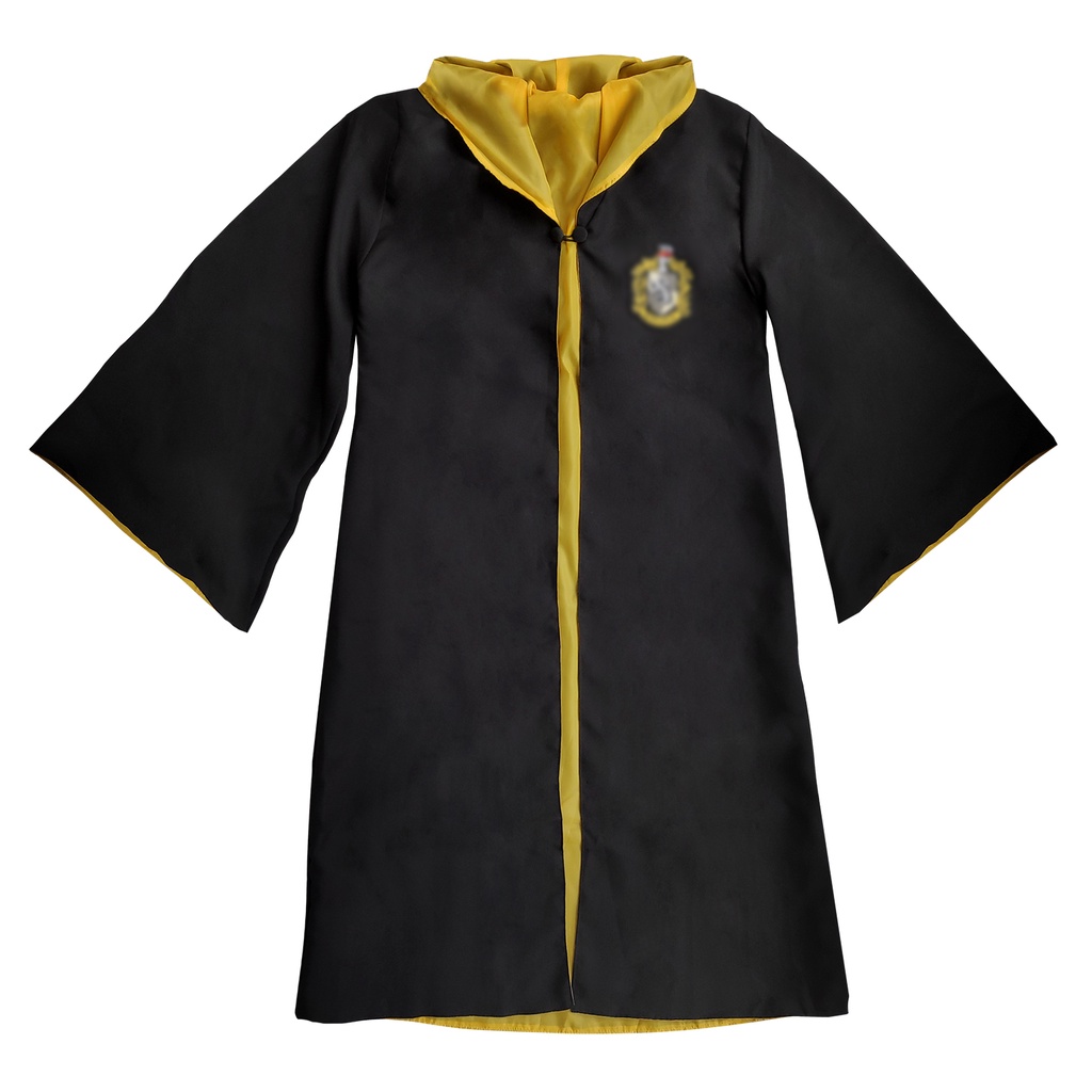 Capa Bruxo Filme HP - Fantasia Uniforme Cosplay Unissex Bordado! Infantil e Adulto