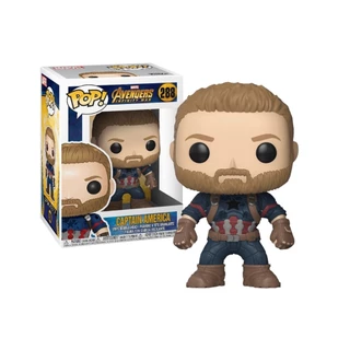 FUNKO POP MARVEL INFINITY WAR CAPTAIN AMERICA 288 NOVO ORIGINAL em Oferta na Shopee