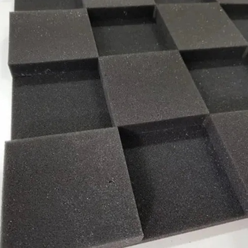 Espuma Acústica Difusor Tabuleiro 20mm - Cinza - 05 Placa