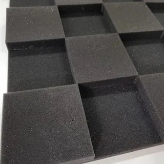 Espuma Acústica Difusor Tabuleiro 20mm - Cinza - 05 Placa
