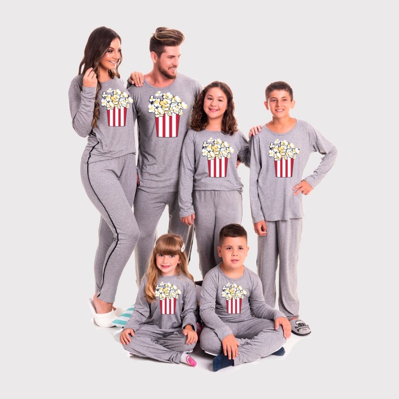 Kit Família Pijama Minha Família É Mais Legal 2 Peças