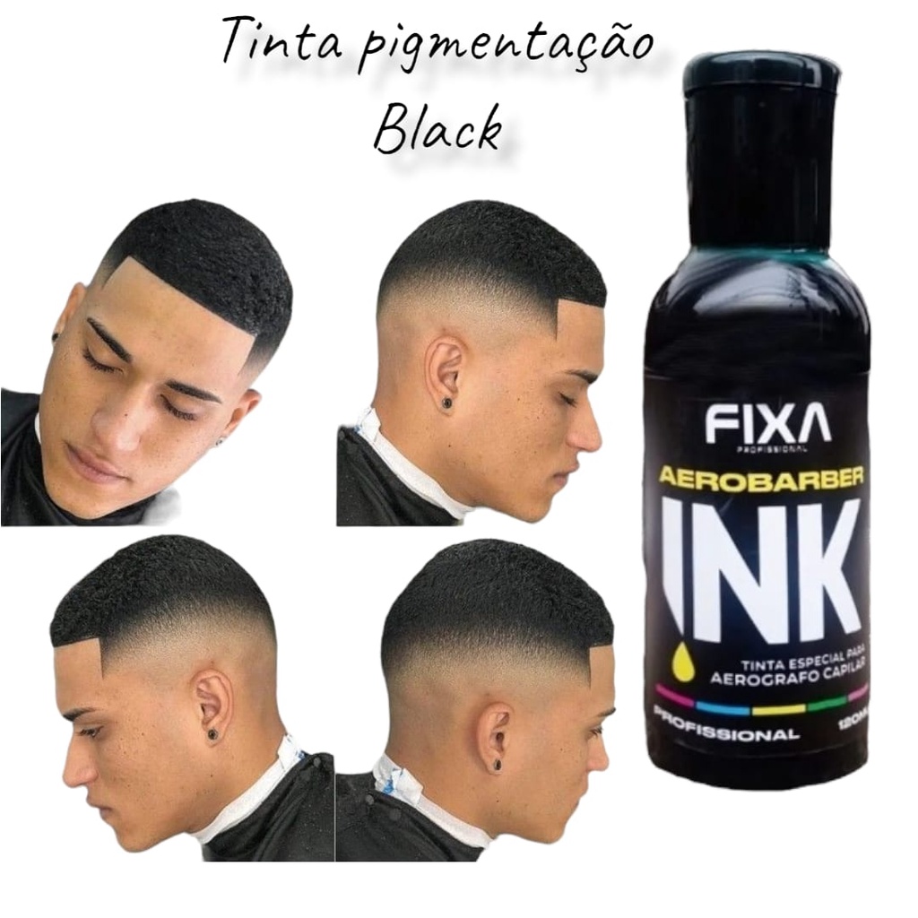 tinta para pigmentação cabelo barba pezinho acabamento barbeiro ...