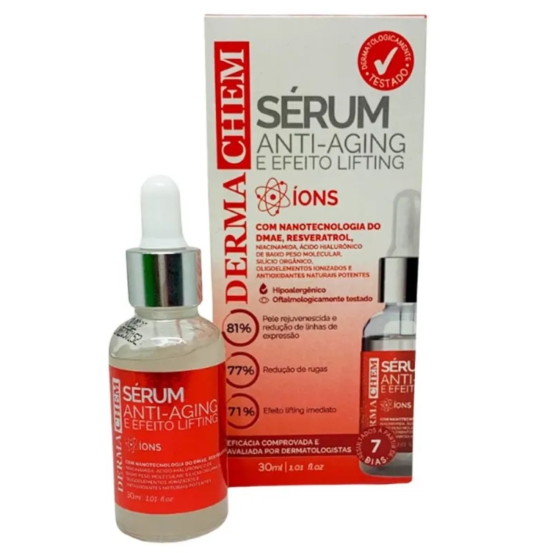 Serum Anti Aging E Efeito Lifting Derma Chem Shopee Brasil