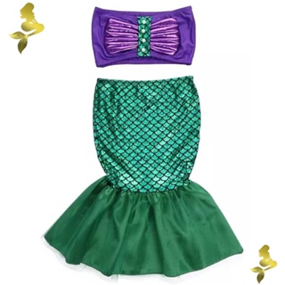 LMAA Vestido De Verão Pequena Sereia Menina Ariel Princesa Festa De  Aniversário Infantil De Carnaval Roupas GZDM