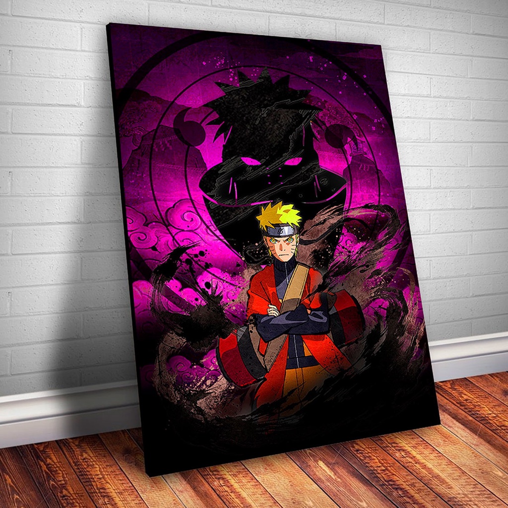 Quadro decorativo Poster Naruto Gaara Desenho Anime Otaku para