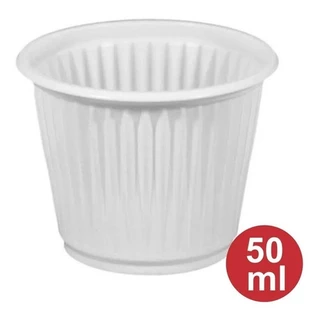 Copo de 50 ml com 100 / 500 unidades descartável - copo para café gelatina dose copinho para café