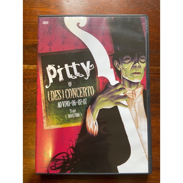 dvd show pitty - álbum {des}concerto - original | Shopee Brasil