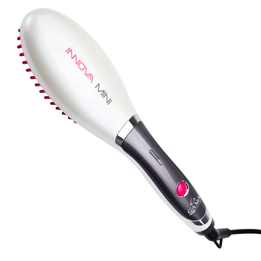 ESCOVA ALISADORA GAMA INNOVA MINI BIVOLT | Shopee Brasil