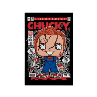 Quadro A4 Chucky Boneco Filme De Terror Pronta Entrega A4