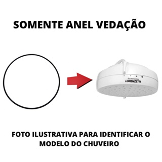 Anel De Vedação Ducha Fashion - Ref. 10023 - Original Lorenzetti