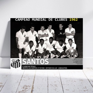 Quadro Escalação Final Campeão Mundial 2000 - PlacasFUT