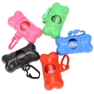 Kit Cata Caca Com 2 Refis Sacos Porta Saquinho Pet Cães Gatos Cachorro Recolher Coco higiene fezes