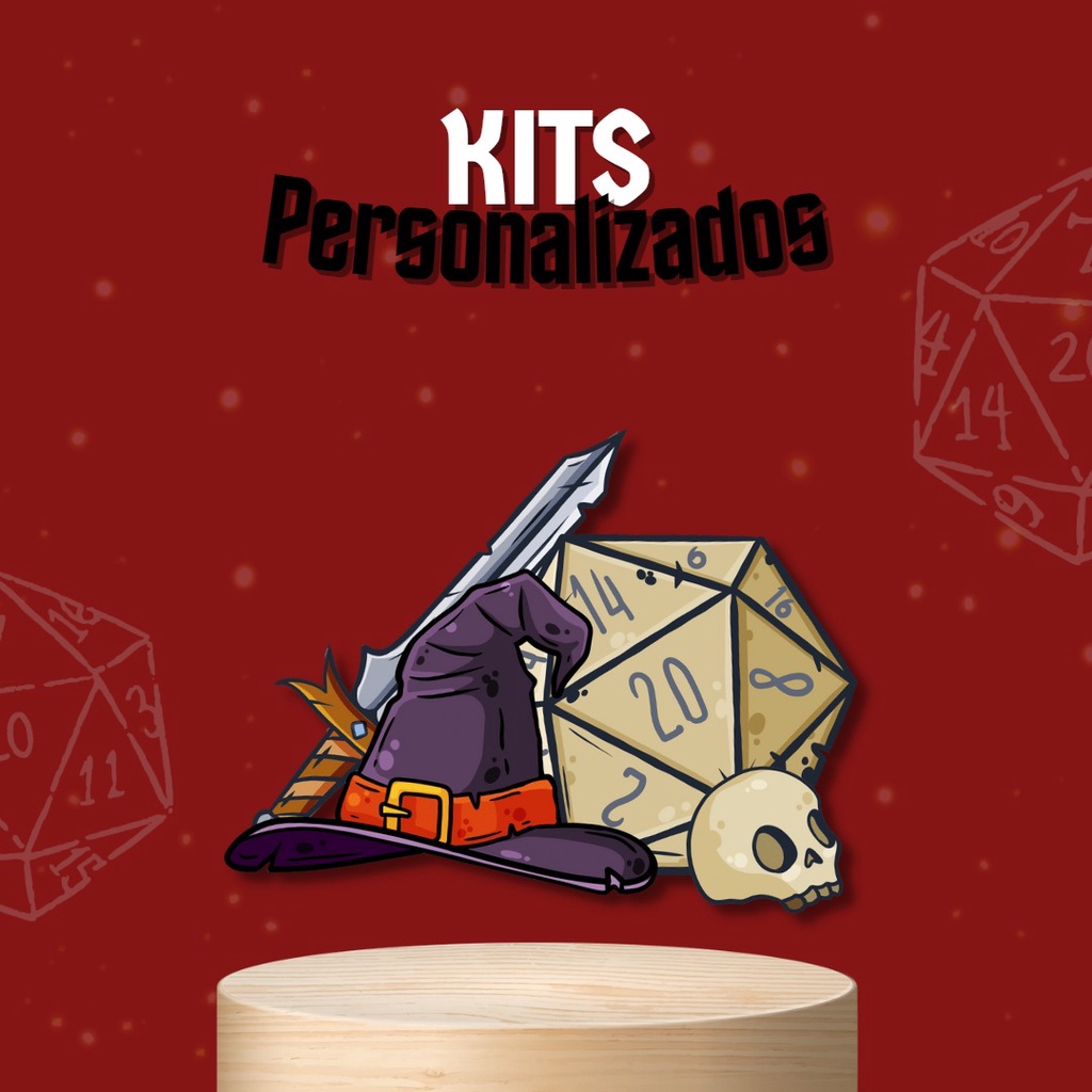 Kit Personalizado Seu Mundo RPG | Shopee Brasil