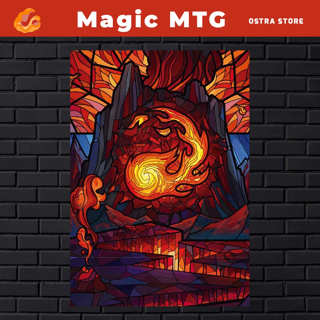 Magic: The Gathering de 01 a 15 - Placa MDF & Quadro com Moldura
