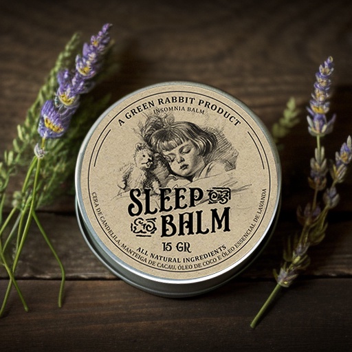 Sleep Balm para Insonia Aromaterapia Relaxante Natural Vegano