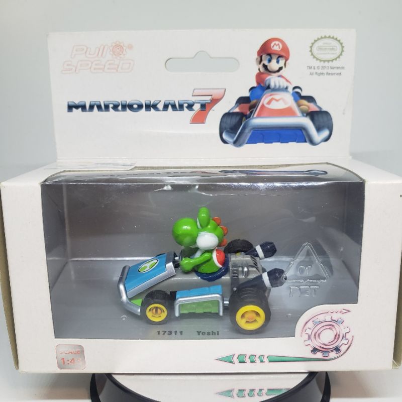 MarioKart 7 - Yoshi Kart - Escala 1/43 Pull Back Action | Shopee Brasil