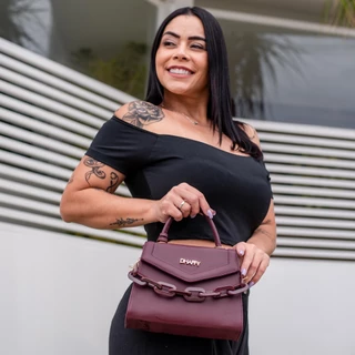 Bolsa Feminina Corrente Transversal Dhaffy