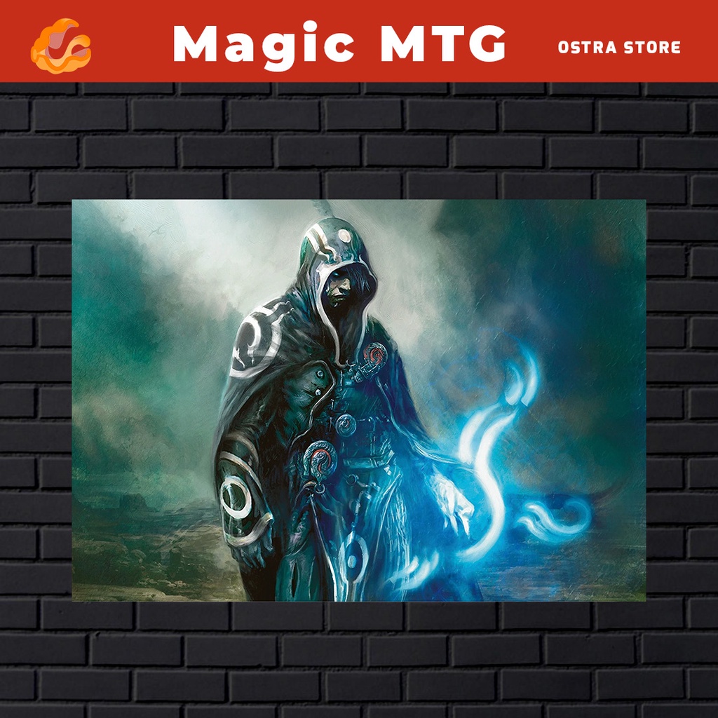 Magic: The Gathering de 01 a 15 - Placa MDF & Quadro com Moldura