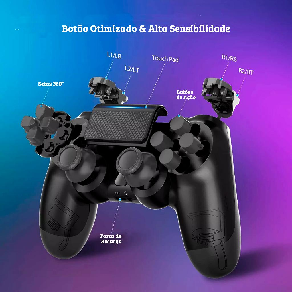 Controle para ps4 sem fio controle sem fio Alto-4W | Shopee Brasil