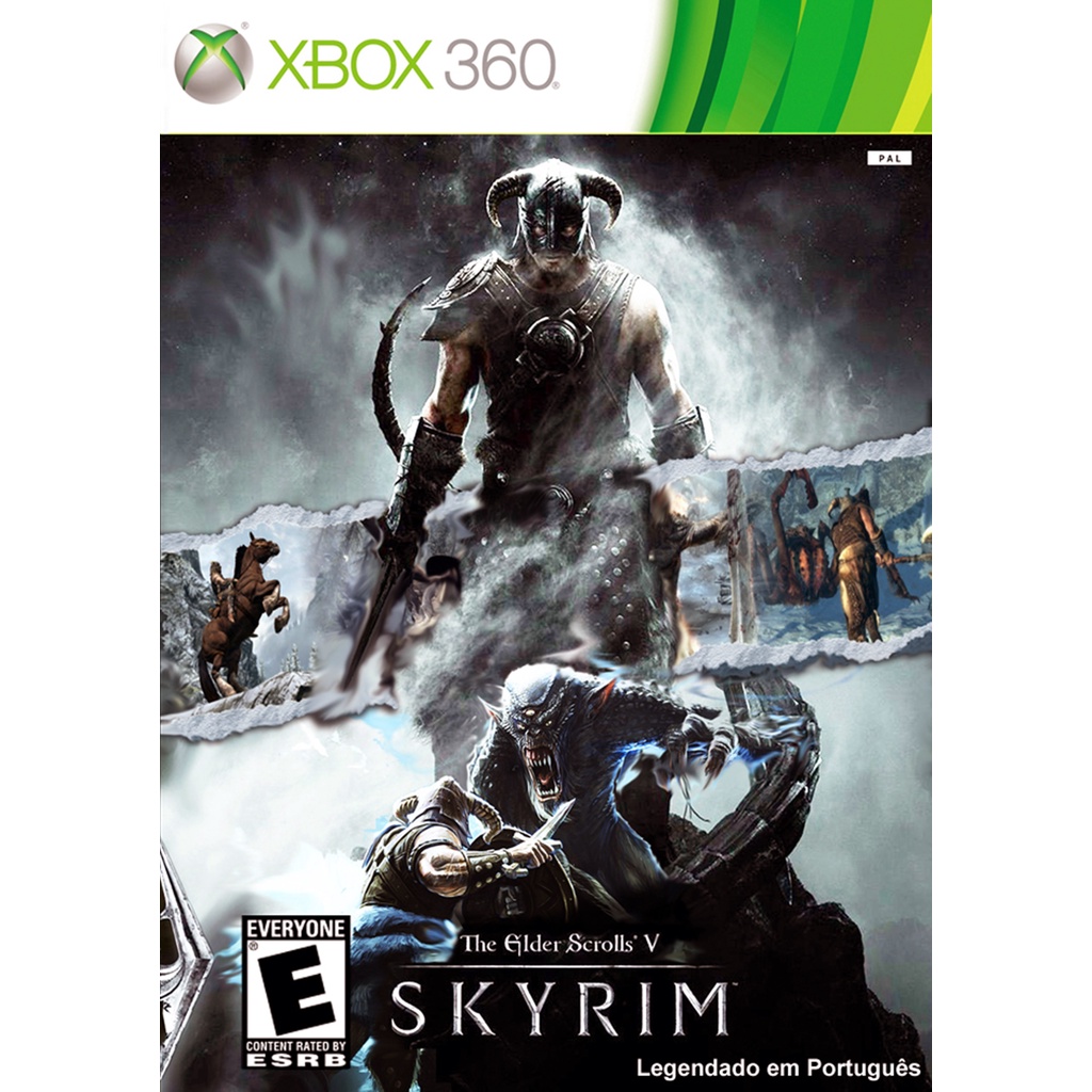 skyrim xbox 360 - MIDIA FÍSICA | Shopee Brasil