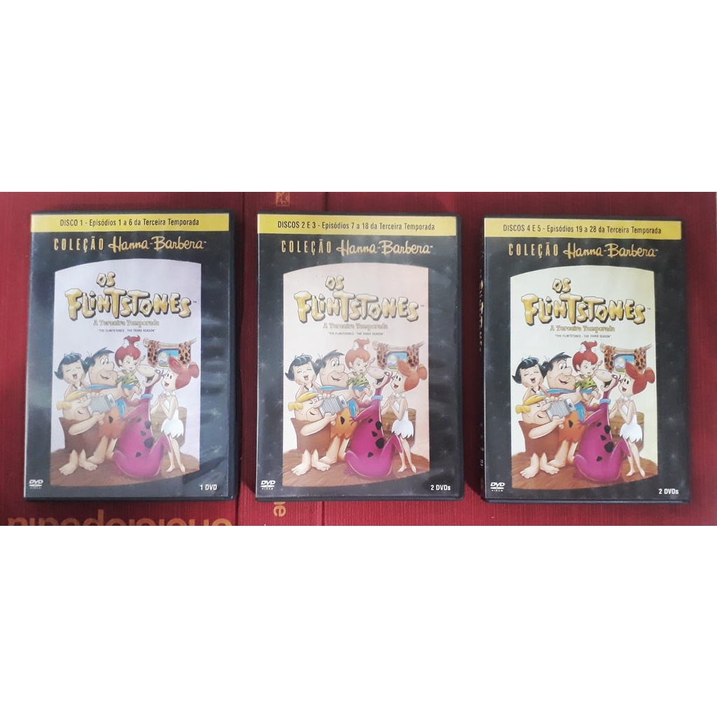 DVDs 3ª Temporada Completa Os Flinstones (novo) | Shopee Brasil