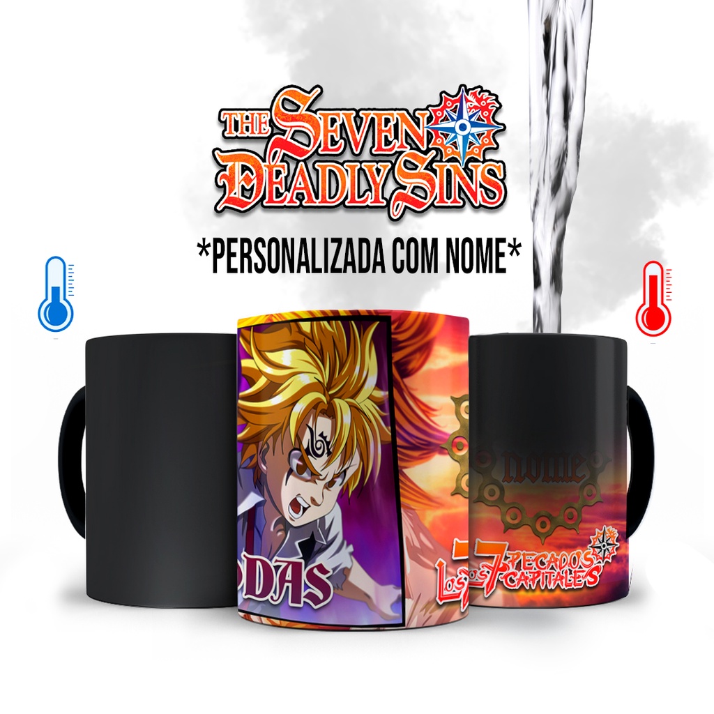 Caneca meliodas - nanatsu no taizai