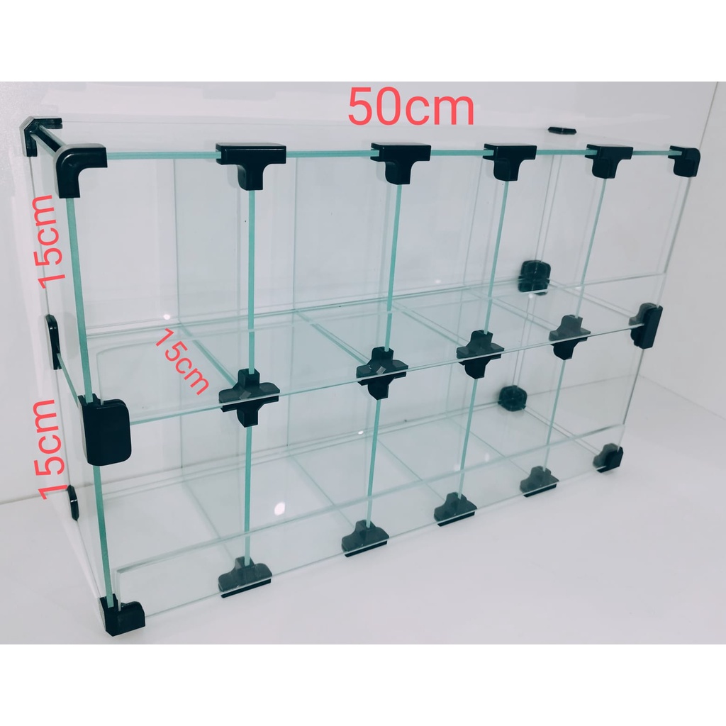 Baleiro e vitrine expositor 0,15 x 0,15 x 0,15 x 0,50