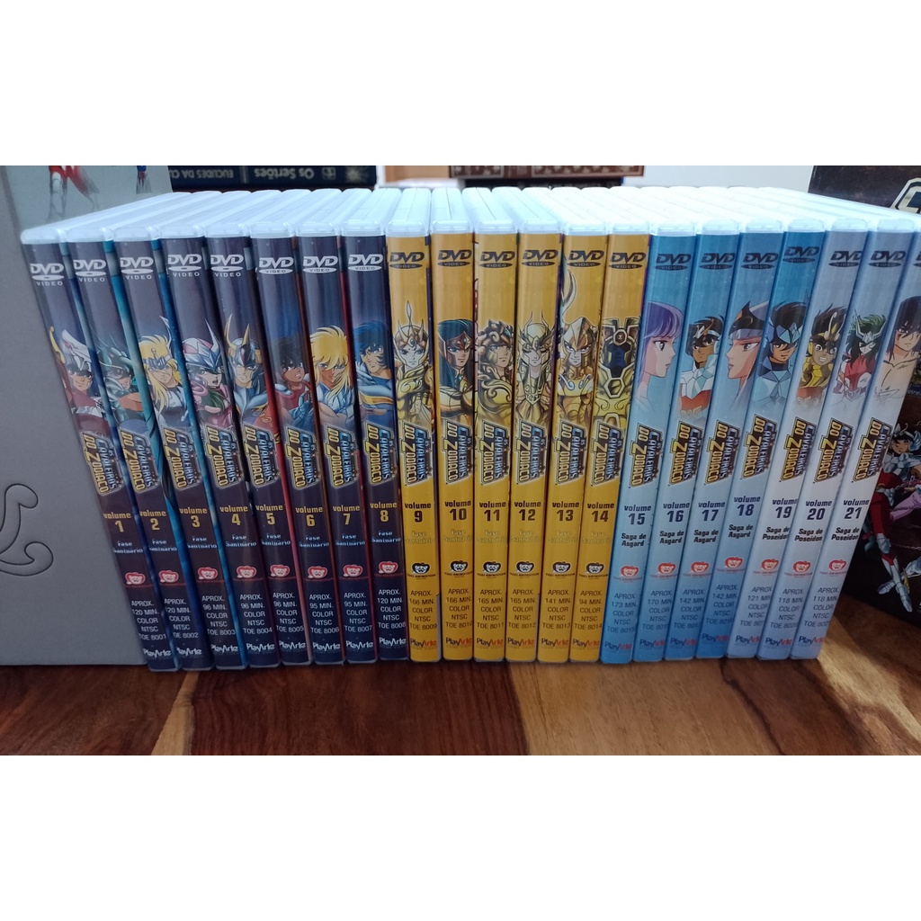 DVD | Box Os Cavaleiros do Zodíaco: Saga Clássica Completa