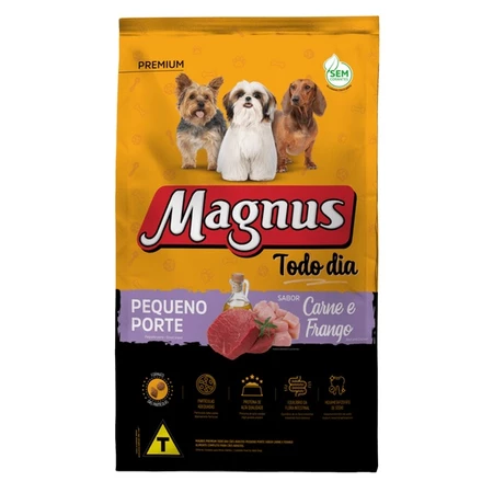 Ração Magnus todo dia adulto raça pequena 15 kg
