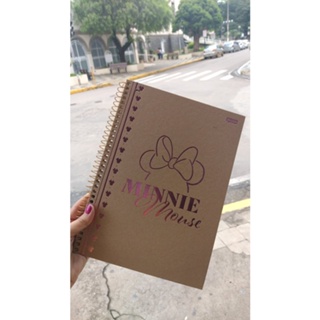 Caderno Mickey Mouse Jandaia 80 folhas Folha amarela