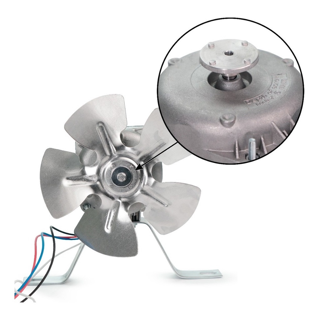 Motor Exaustor Churrasqueira 1/40 110v 220v 15cm Bucha