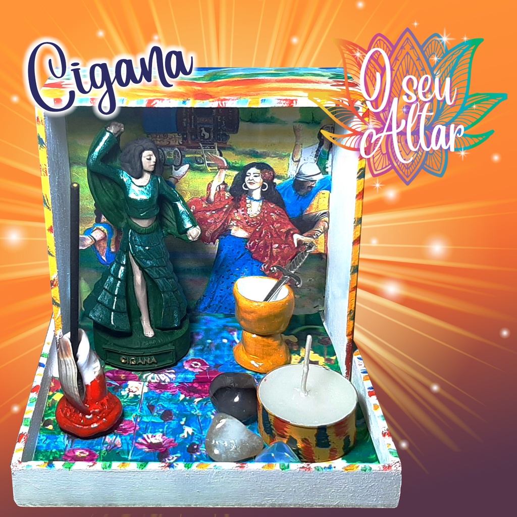 Altar Cigano Personalizado: Paixão e Prosperidade 🔥💰