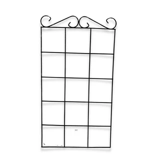 Painel Treliça De Ferro Para Jardim Vertical 54 X 30 Suporte Decorativo de Parede Flor Planta Decoração Casa