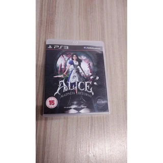 ALICE MADNESS - PS3 - MIDIA FÍSICA USADA