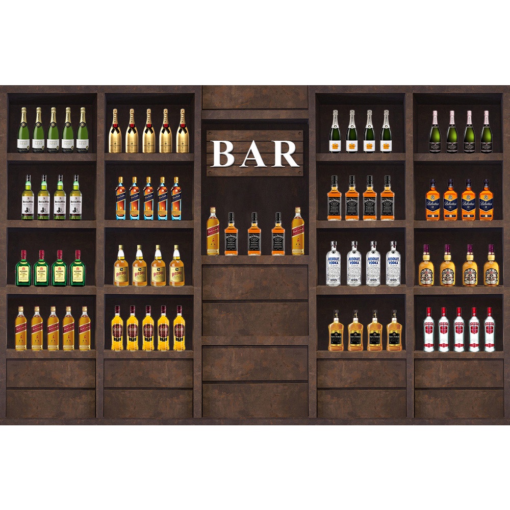 Painel de Festa Bar Boteco Retangular Horizontal Estampado em Tecido ...