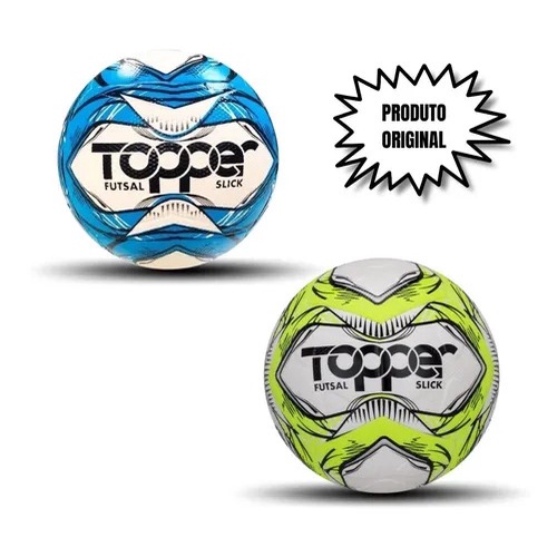 Bola De Futsal Slick 2020 Amarelo + Preto Topper