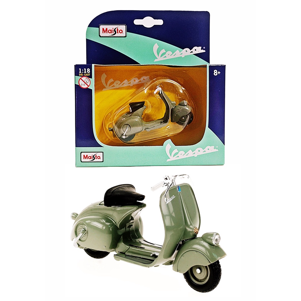 Miniatura Moto Vespa Scooters 1:18 Maisto (Vendido separadamente
