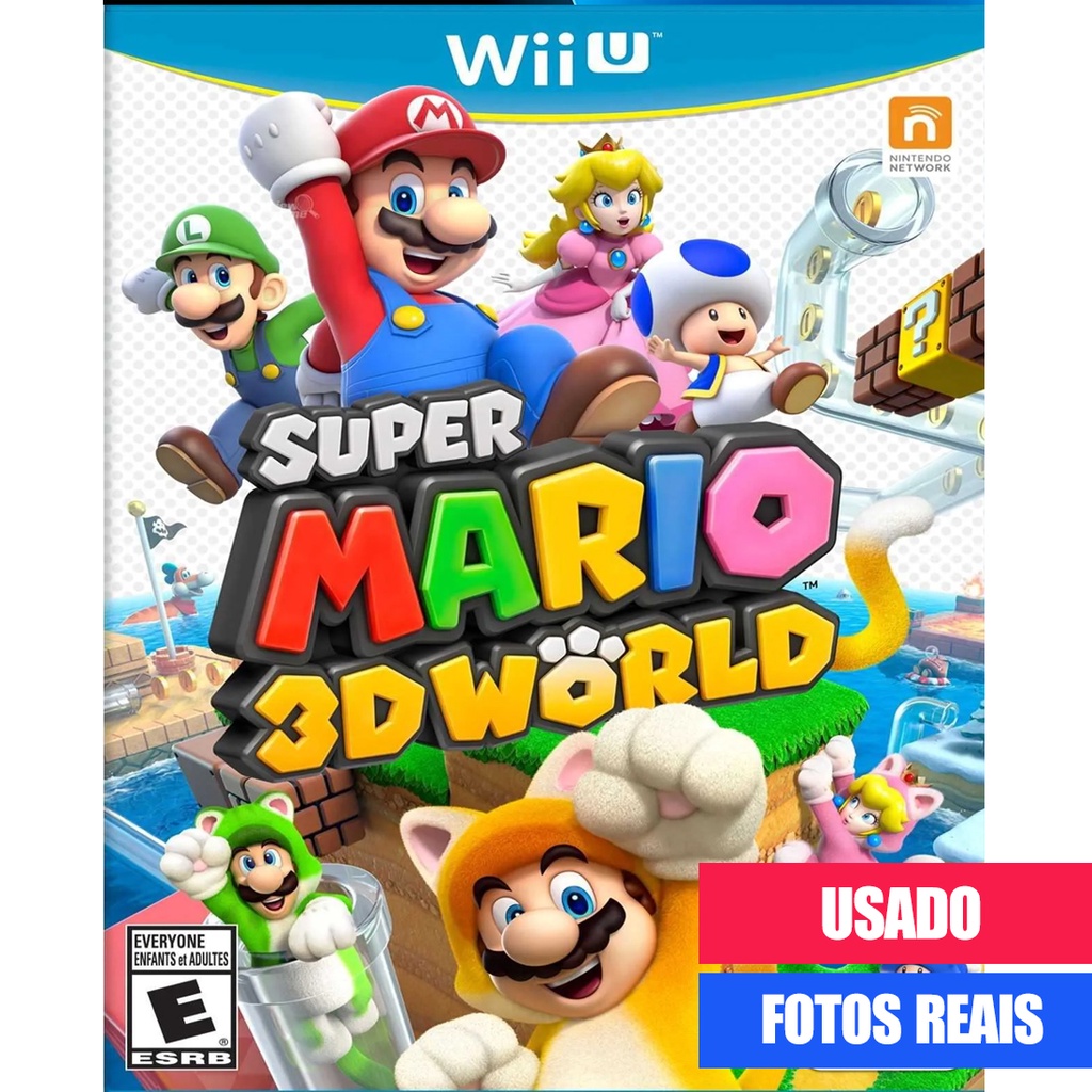 Super Mario 3d World Wii U Usado Shopee Brasil 6218