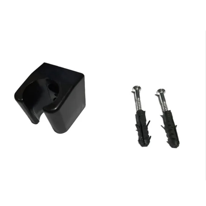 Suporte Para Mangueira Chuveiro Ducha Higiênica Abs Preto CÓD. 23003