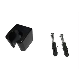 Suporte Para Mangueira Chuveiro Ducha Higiênica Abs Preto CÓD. 23003