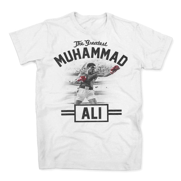 Camiseta Algodao Muhammad Ali Boxe Artes Marciais Boxer Negro
