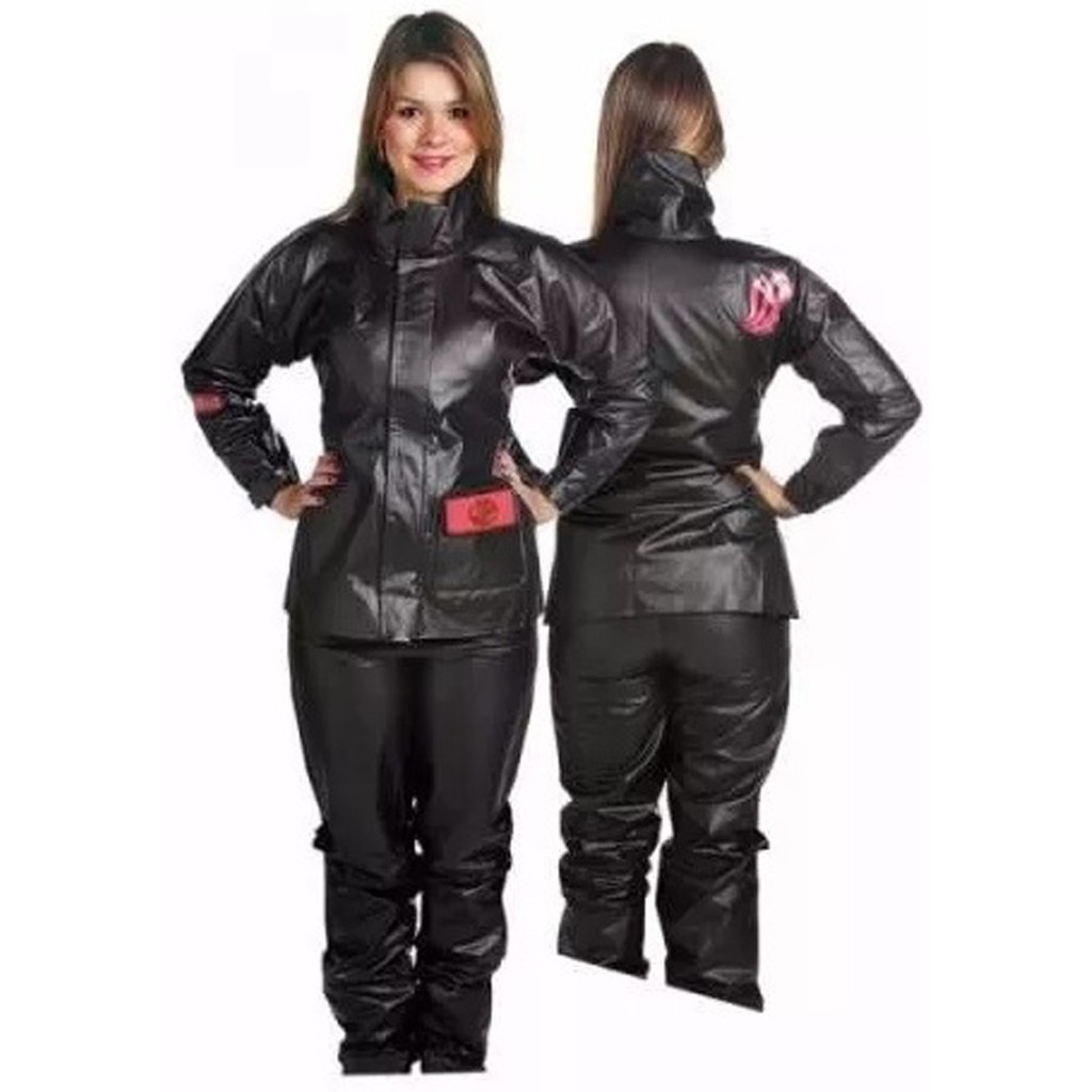 Conjunto Capa De Chuva Moto Alba Europa Feminina Motoqueiro | Shopee Brasil