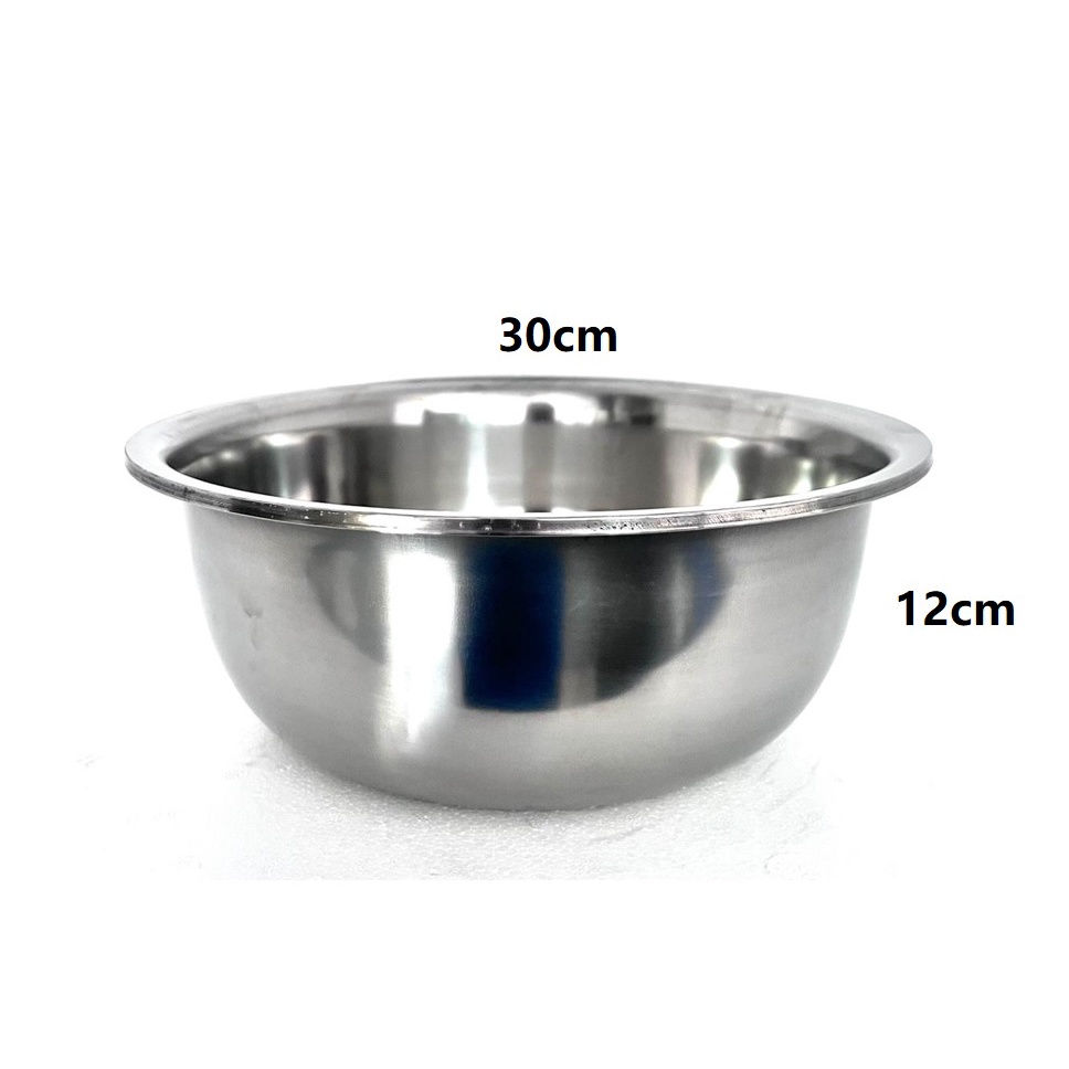 Bowls inox tijela 30 cm redonda, alto boo bou bóu bous bow bau baus ...