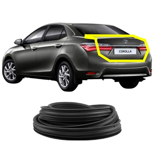 Borracha Porta Malas Tipo Original Corolla Todos | Shopee Brasil