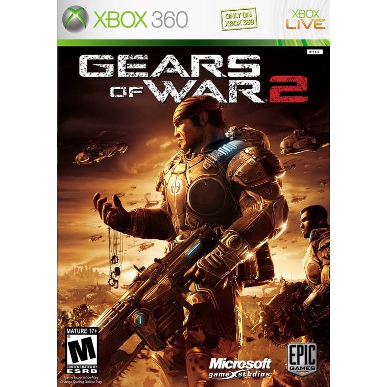 Gears of war 2 xbox 360 - MIDIA FÍSICA