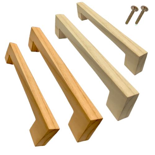 Puxador de madeira para guarda-roupa multi-uso armário com parafusos (Leia a descrição)