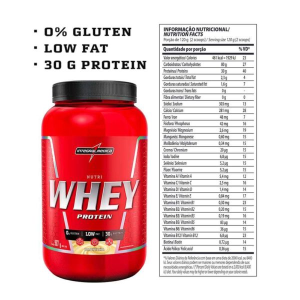 Nutri Whey Pote 907g – Integralmédica