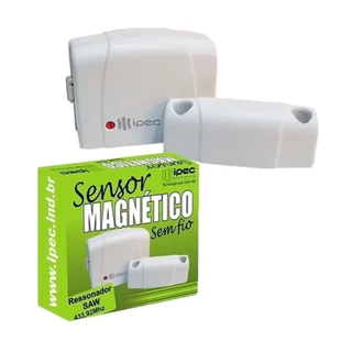Sensor Abertura Magnético Sem Fio 433mhz Ipec Alarme Porta