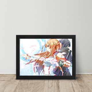 Quadro Decorativo A4 Anime Sword Art Online