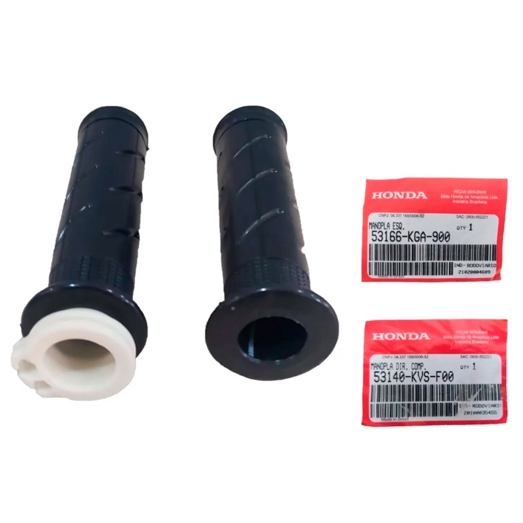 Par Manopla Punho Titan Fan 150/160 2014 até 2023 Original Honda